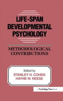 Life-Span Developmental Psychology : Methodological Contributions