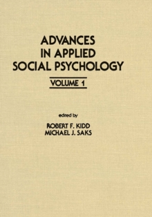 Advances in Applied Social Psychology : Volume 1