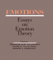 Emotions : Essays on Emotion Theory