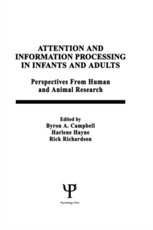 Attention and information Processing in infants and Adults : Perspectives From Human and Animal Research