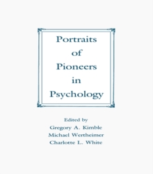 Portraits of Pioneers in Psychology