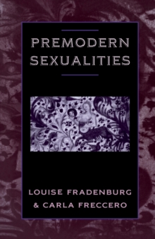 Premodern Sexualities