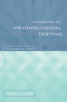 Handbook of Psychological Testing