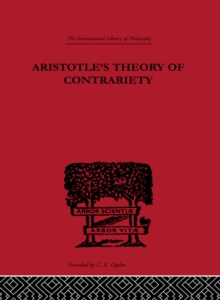 Aristotle's Theory of Contrariety