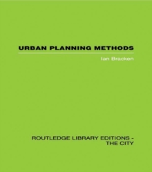 Urban Planning Methods : Research and Policy Analysis