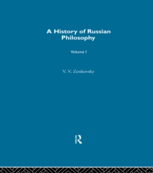 History Russian Philosophy V1