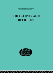 Philosophy and Religion