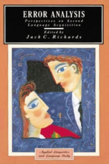 Error Analysis : Perspectives on Second Language Acquisition