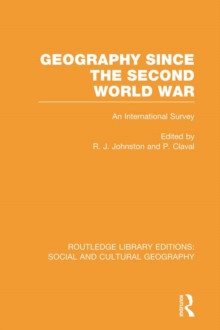 Geography Since the Second World War