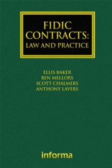 FIDIC Contracts: Law and Practice