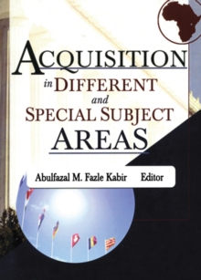 Acquisition in Different and Special Subject Areas