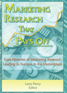 Marketing Research That Pays Off : Case Histories of Marketing Research Leading to Success in the Marketplace