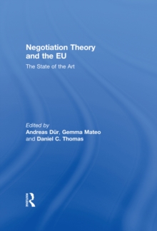 Negotiation Theory and the EU : The State of the Art