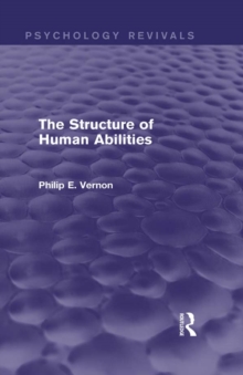 The Structure of Human Abilities