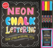 Neon Chalk Lettering, Mixed media product Book Neon Chalk Lettering, Mixed media product Book