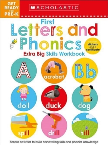 1st Letters and Phonics (Scholastic Early Learners: Get Ready for Pre-K Extra Big Skills), Paperback Book 1st Letters and Phonics (Scholastic Early Learners: Get Ready for Pre-K Extra Big Skills), Paperback Book