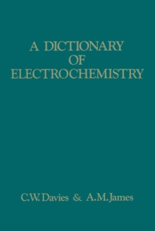 A Dictionary of Electrochemistry