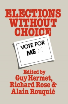 Elections Without Choice