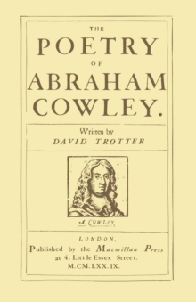 Poetry of Abraham Cowley