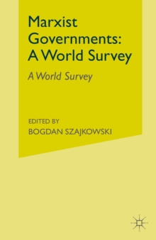 Marxist Governments: A World Survey : Albania-Congo