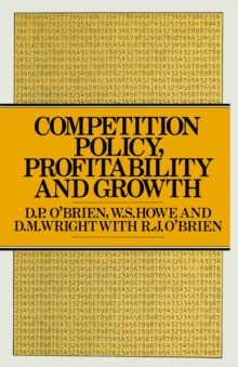 Competition Policy, Profitability and Growth