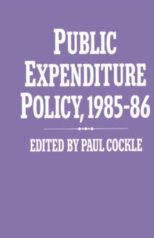 Public Expenditure Policy