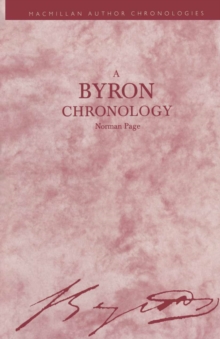 Byron Chronology