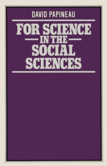 For Science in the Social Sciences