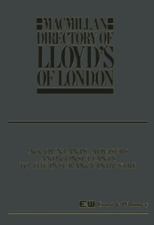 Macmillan Directory of Lloyd's of London