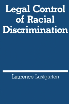 Legal Control of Racial Discrimination