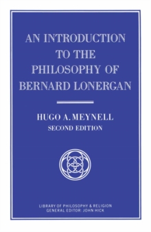 An Introduction to the Philosophy of Bernard Lonergan