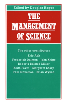 The Management of Science : Proceedings Of Section F (Economics) Of The British Association For