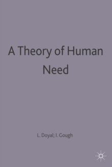 A Theory of Human Need