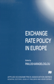 Exchange Rate Policy in Europe