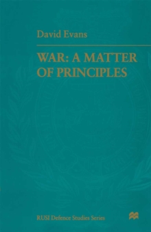 War: A Matter of Principles