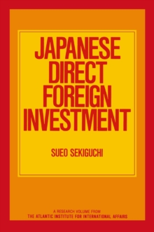 Japanese Direct Foreign Investment