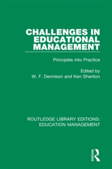 Challenges in Educational Management : Principles into Practice