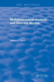 Multidimensional Analysis and Discrete Models