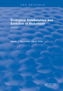 Ecological Relationships and Evolution of Rickettsiae : Volume I