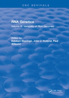 RNA Genetics : Volume III: Variability of RNA Genomes