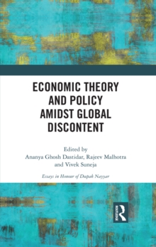 Economic Theory and Policy amidst Global Discontent