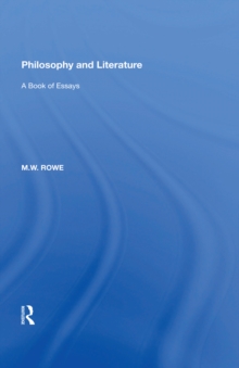 Philosophy and Literature : A Book of Essays