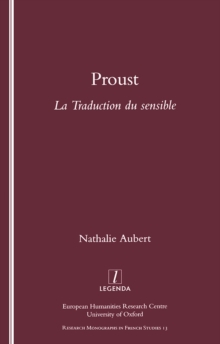 Proust : La Traduction du Sensible