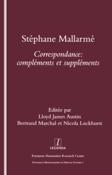 Stephane Mallarme : Correspondence - Complements et Supplements