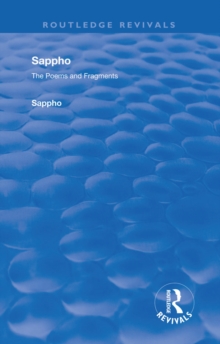 Revival: Sappho - Poems and Fragments (1926)