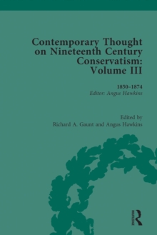 Contemporary Thought on Nineteenth Century Conservatism : 1850-1874