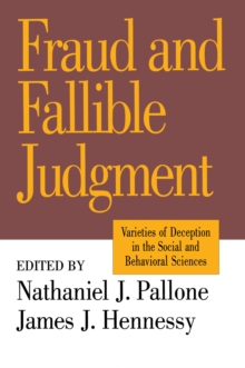 Fraud and Fallible Judgement : Deception in the Social and Behavioural Sciences