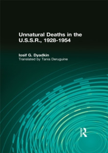 Unnatural Deaths in the U.S.S.R.