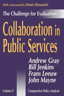 Collaboration in Public Services : The Challenge for Evaluation