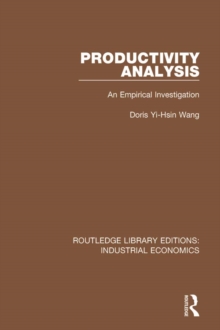 Productivity Analysis : An Empirical Investigation